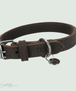 Collier en cuir gras chiots et petits chiens #19004 elAlif