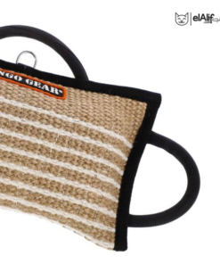 Oreiller de morsure renforcé fait à la main avec 3 poignées pour l'entraînement aux morsures de chien doux naturel #S00520 elAlif