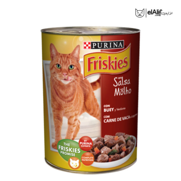 Friskies Conserve sauce Bœuf 400g elAlif animalerie algérie