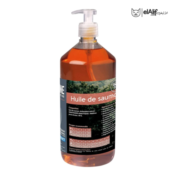 Huile de saumon sauvage Nutrivet 1L elAlif